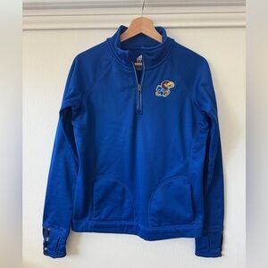 Adidas University of Kansas 1/4 Zip Fleece